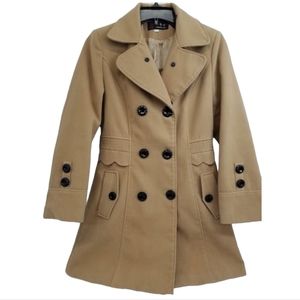 Classic Button-Down Khaki Coat